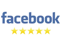 Facebook 5-star review badge